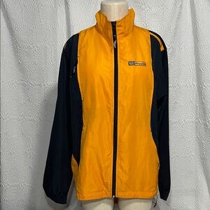Kappa Orange and Black Windbreaker